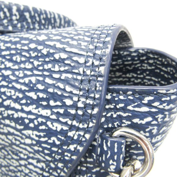 Phillip Lim 3.1 Blue Textured Women's Bag - Picture 7 of 15